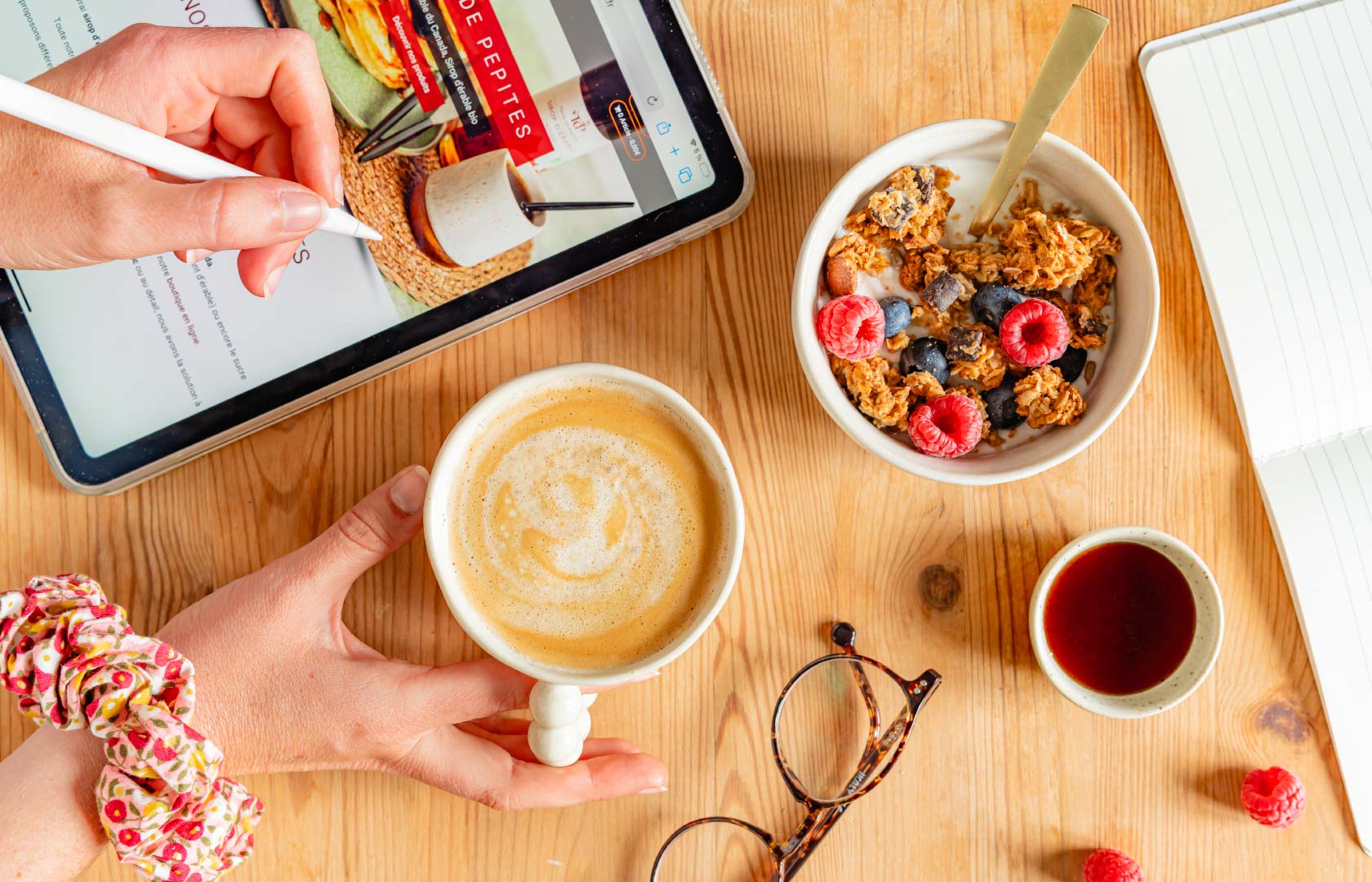Smoothie bowl maison pour cuisiner avec le sirop d’érable dès le petit déjeuner