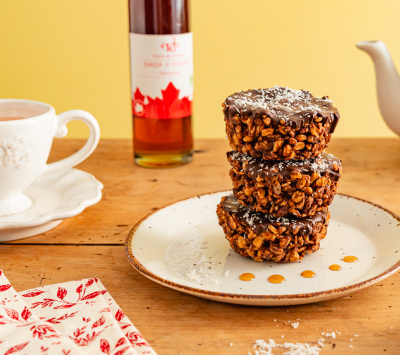 Cupcakes gourmands au granola et sirop d’érable